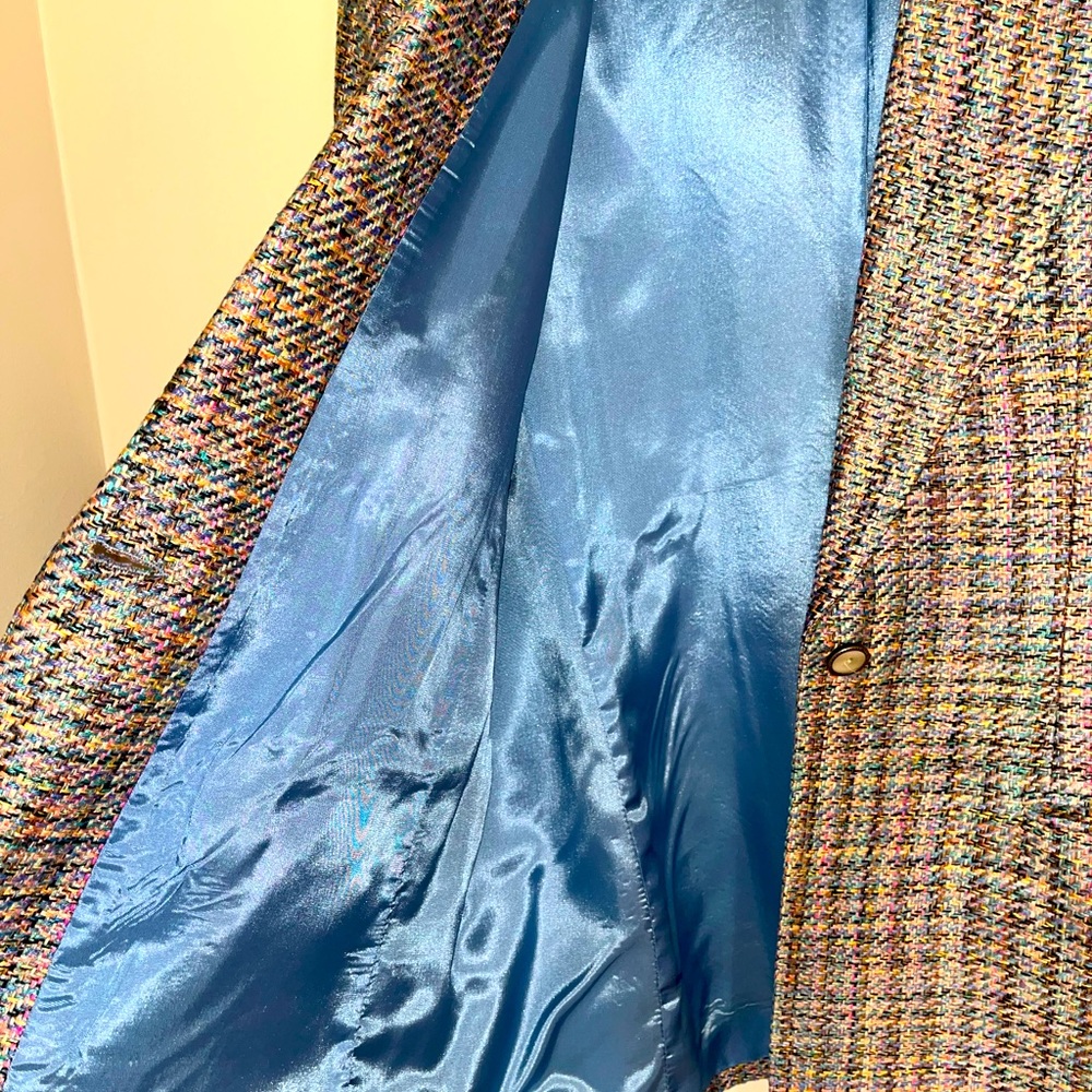 Vintage 1980s Austin Reed Silk Blazer - Picture 9 of 11